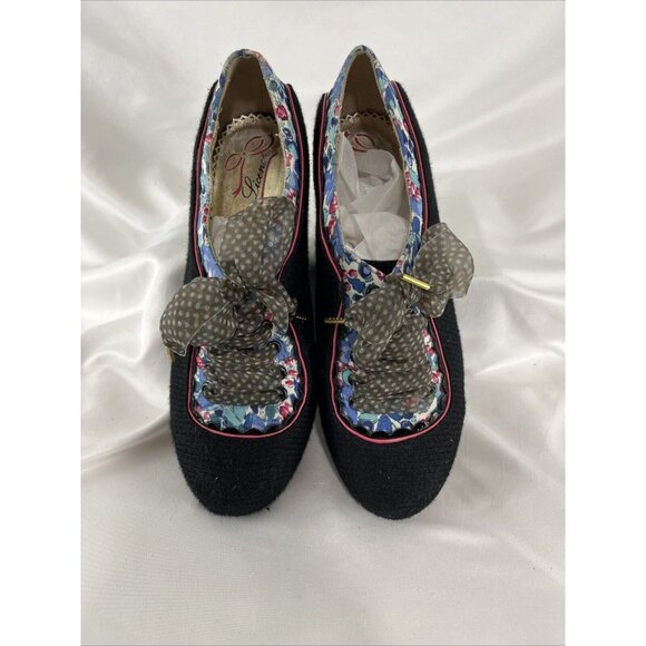 Poet License Girlhoodcore Ribbon Lace Heels Women's Size 7 Coquette Artwear - Picture 4 of 12